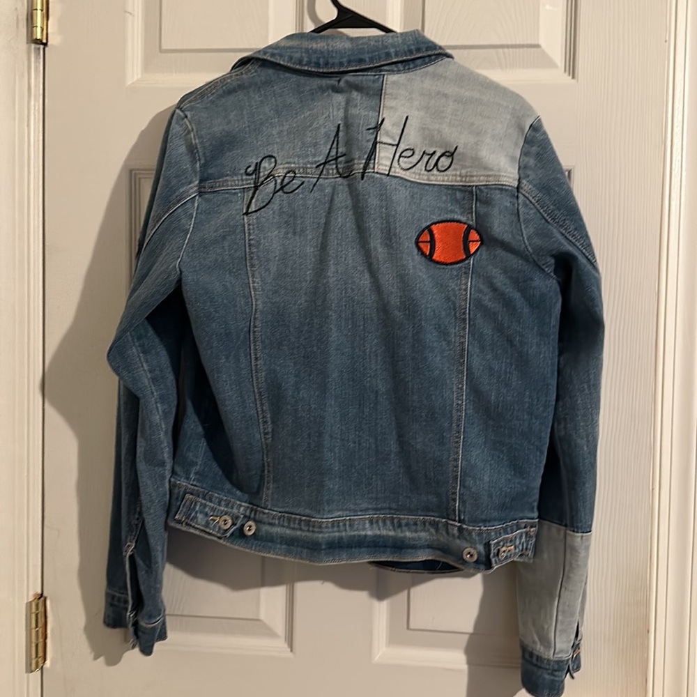 Cat And Jack Patch Work Denim Jacket - image 2